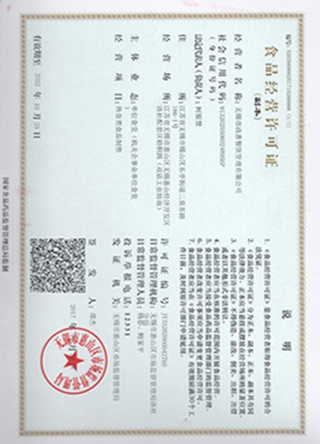 食品经营许可证
