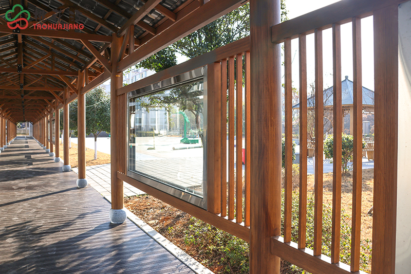 竹装配式文化连廊