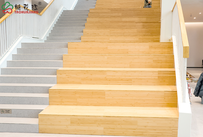竹楼梯地板
