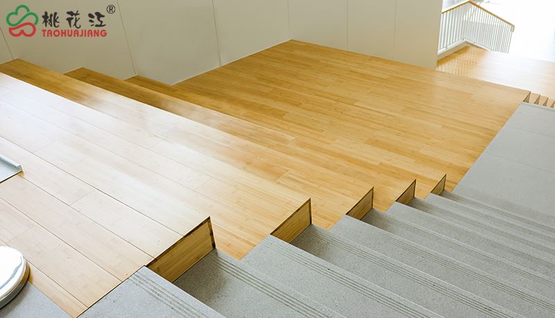竹楼梯地板