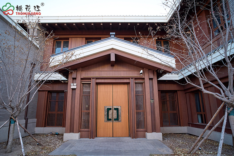 长春悦榕鸿居酒店竹外墙装饰