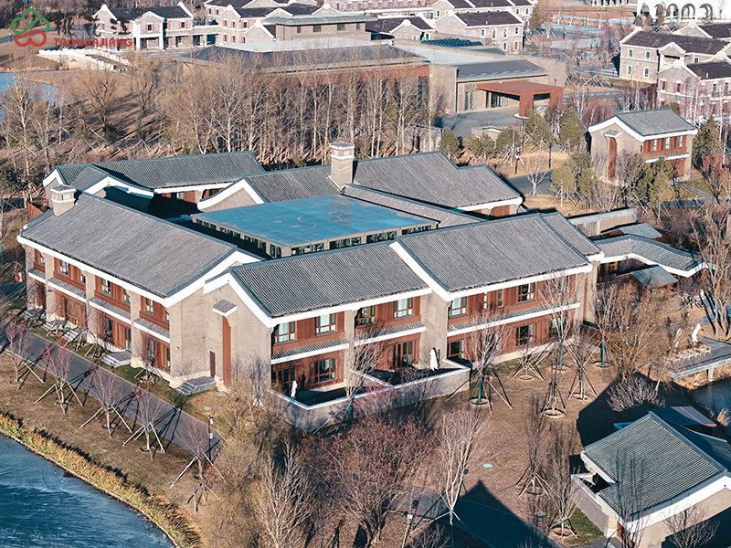 长春悦榕鸿居酒店外墙竹装饰